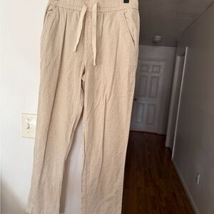 Zara Men's Light Beige Joggers